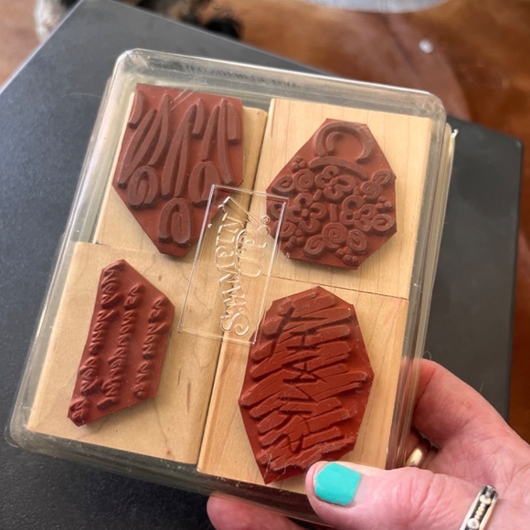 RUBBER STAMPS - SET OF 4 - - Picture 7 of 16